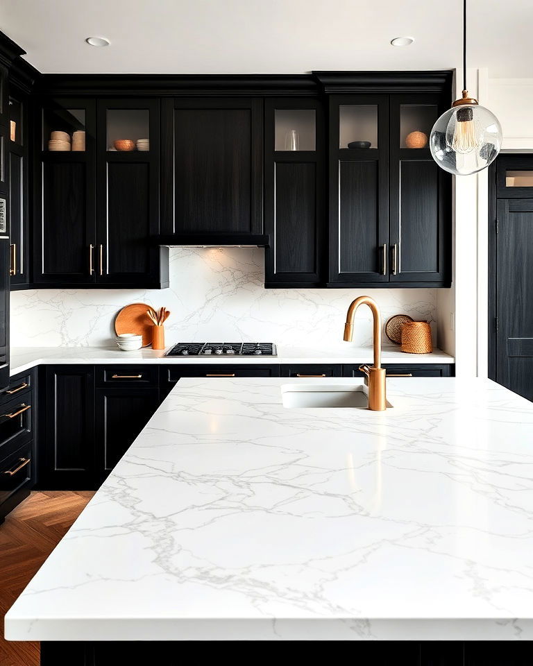 statuario marble countertop for kitchen