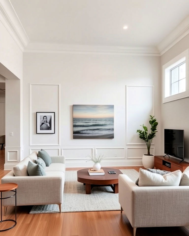 stepped molding for contemporary edge