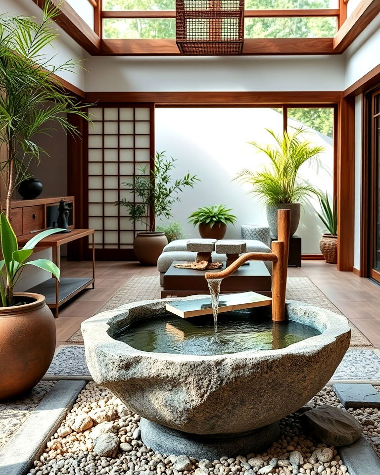 stone basins for garden serenity
