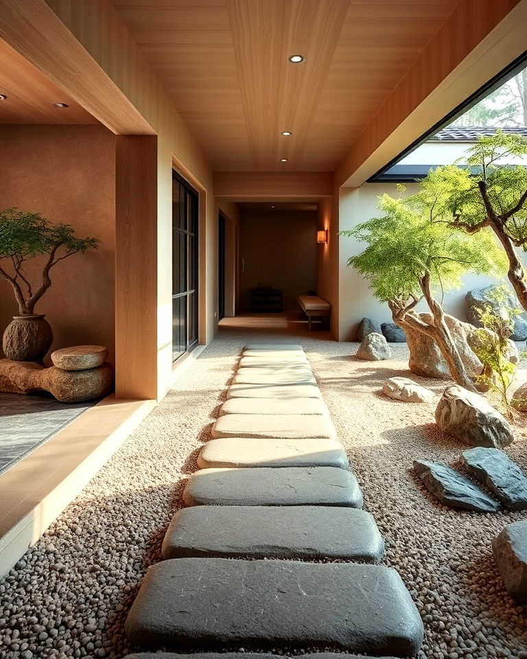 stone pathways for indoor outdoor flow