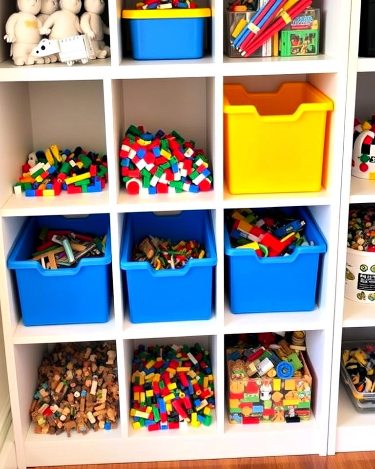 storage cubes with bins