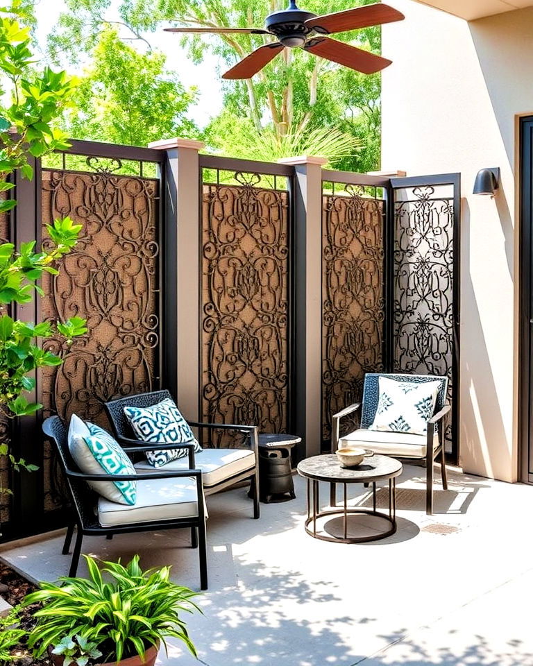 stylish decorative metal grilles
