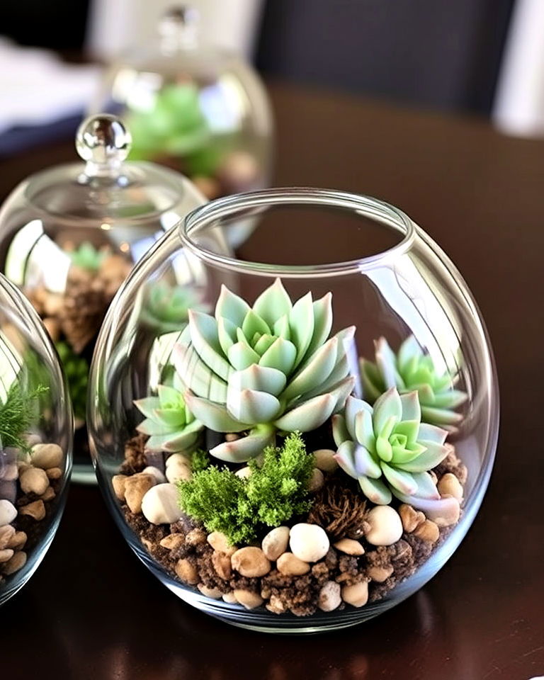 succulent terrariums
