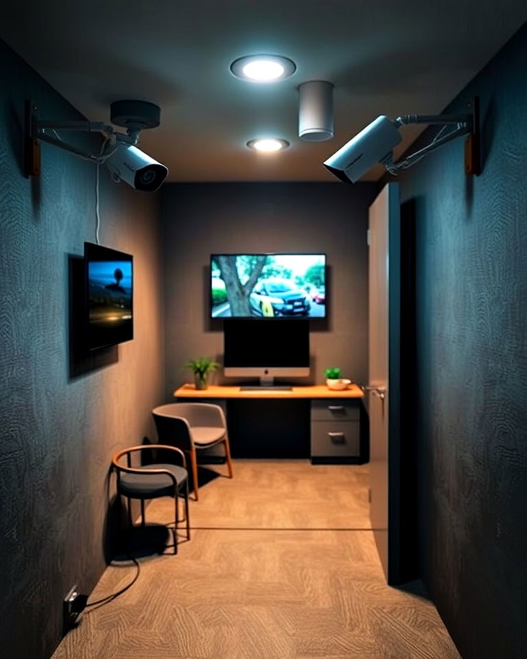 surveillance system to monitor surroundings