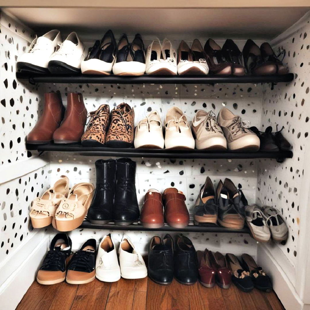 tension rods for shoes