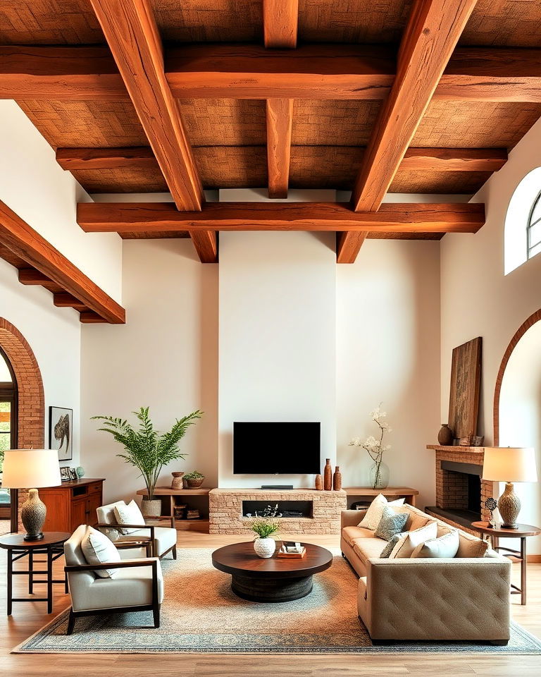 terracotta ceiling beams