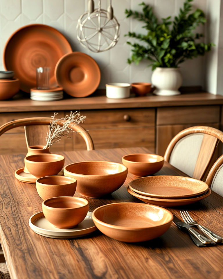 terracotta dinnerware