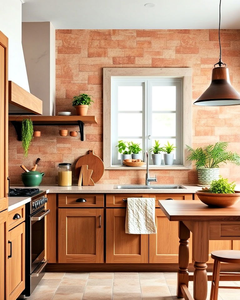 terracotta inspired wallpaper