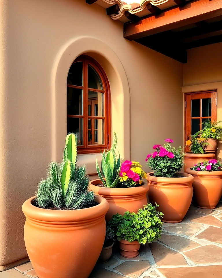 terracotta planters