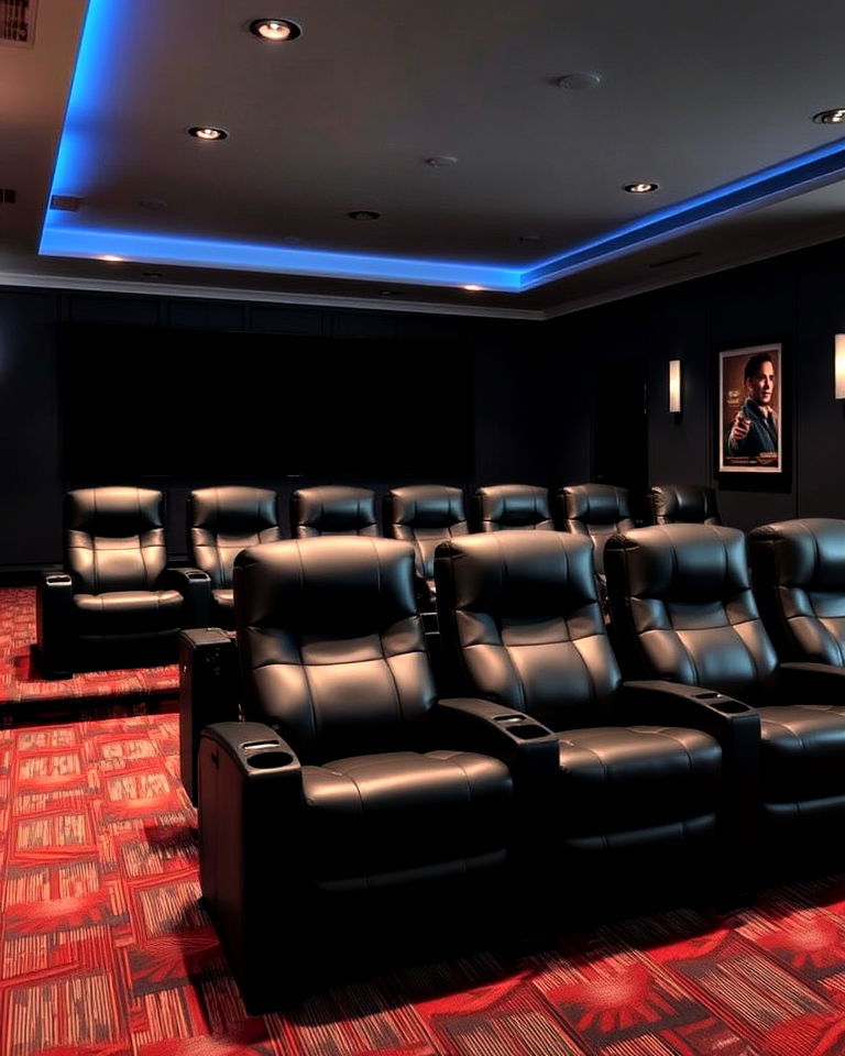 theater seating with recliners