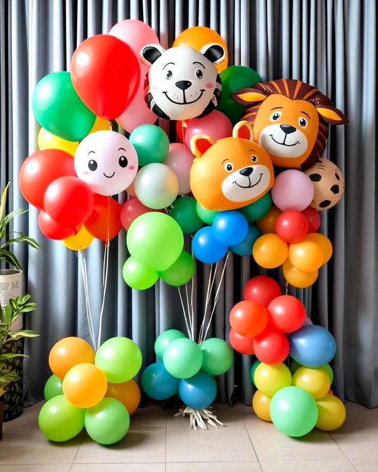 themed balloons for birthday decoration