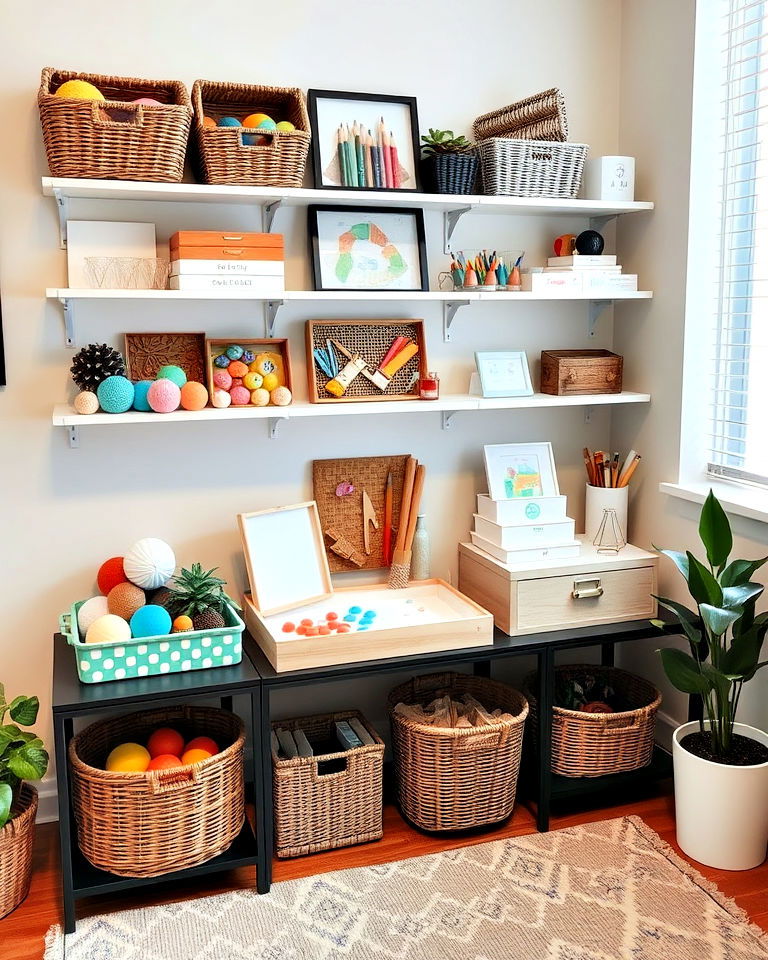 therapeutic tools display to add character