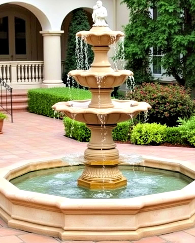 tiered fountain