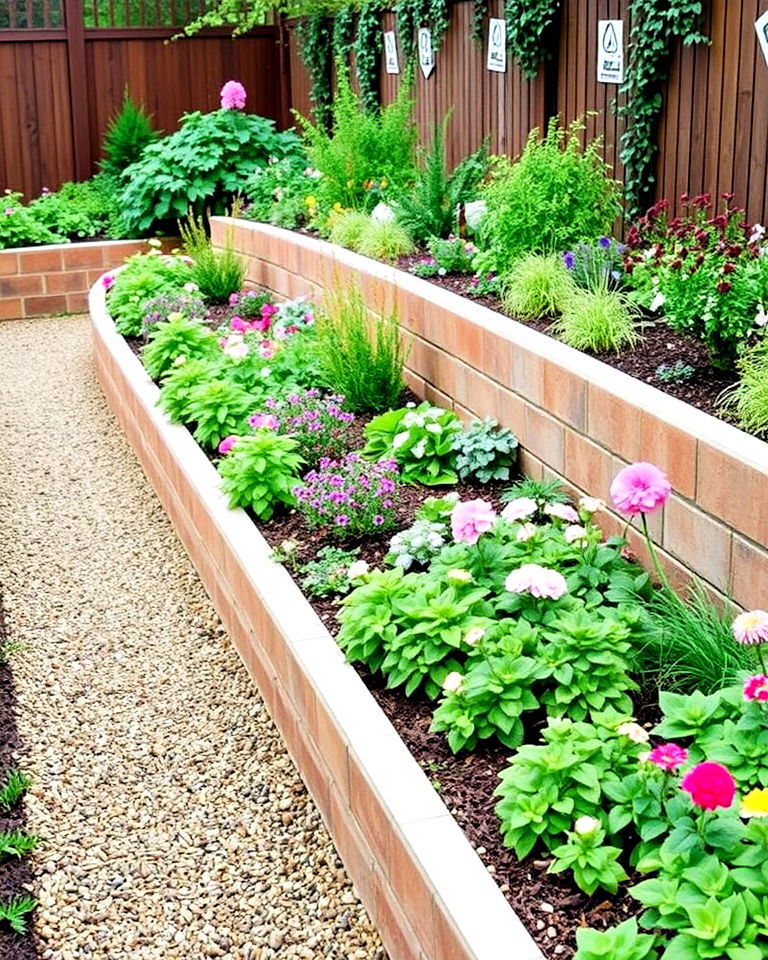 tiered planting beds