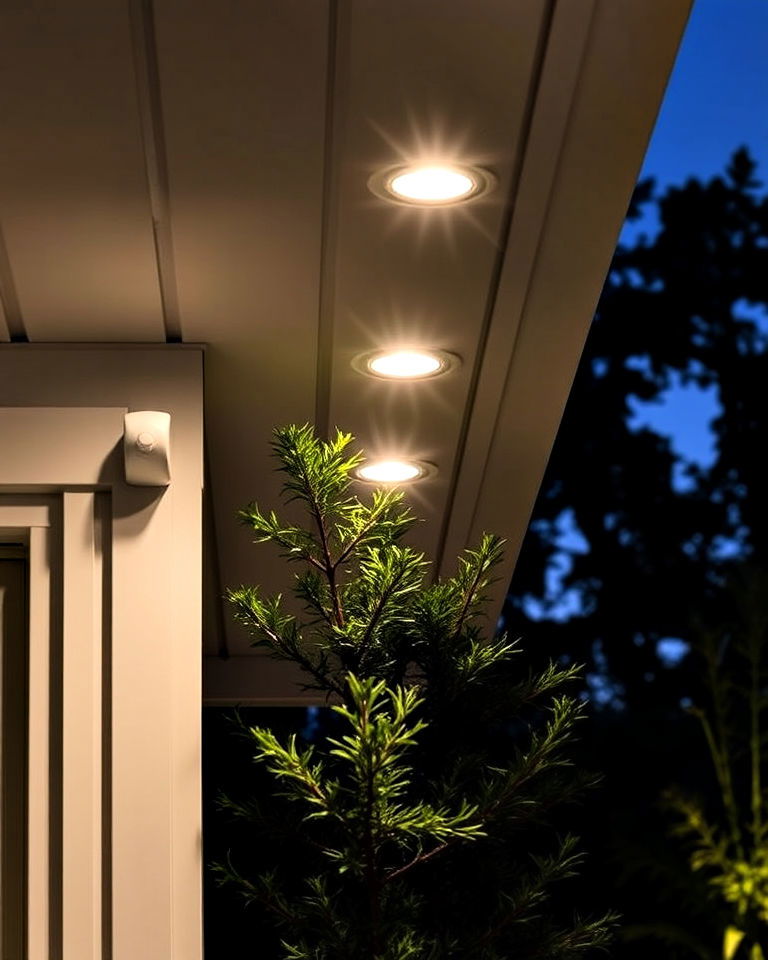 timer controlled soffit lights
