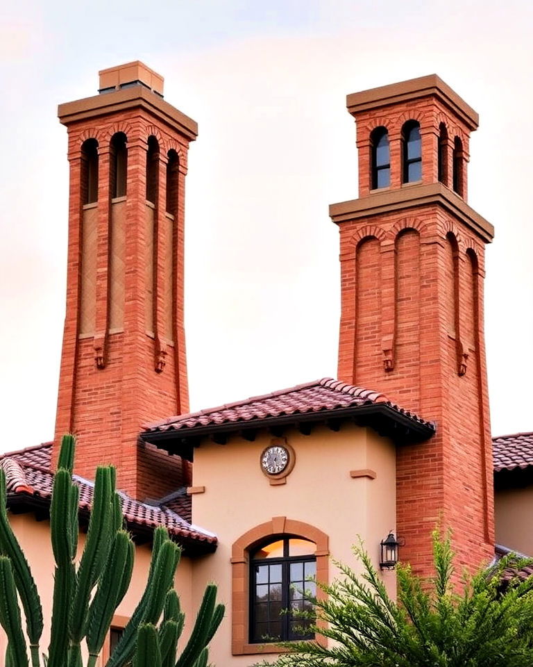 tower like chimneys