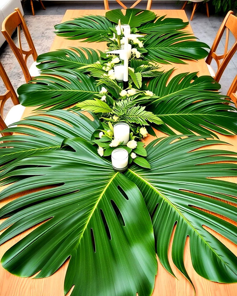 tropical leaf arrangement