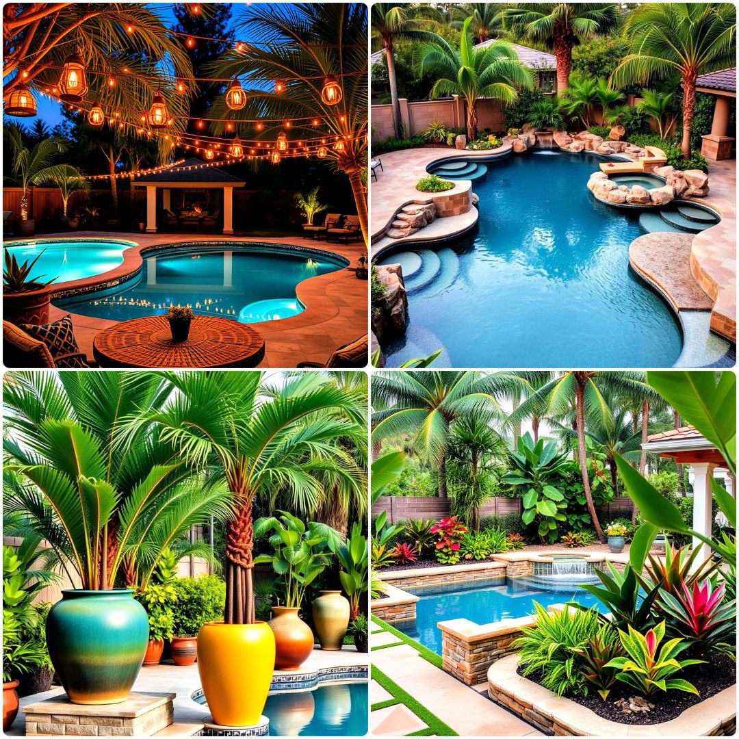 20 Tropical Pool Landscaping Ideas for A Luxurious Oasis