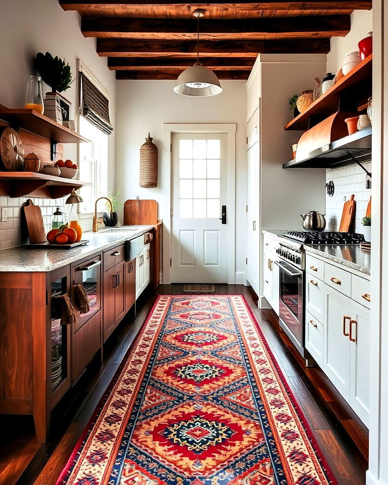 try a bohemian inspired runner