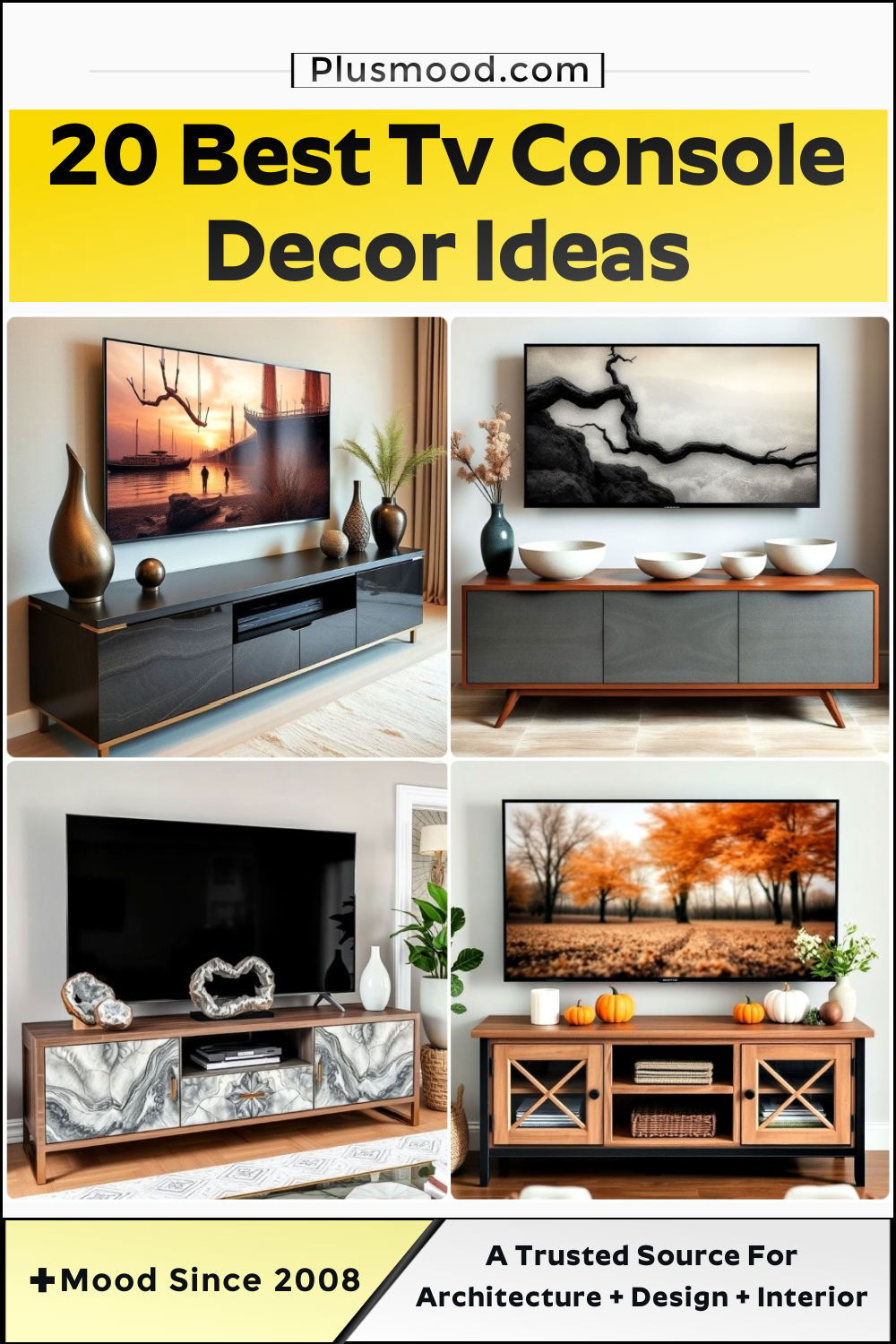 tv console decor ideas and inspiration