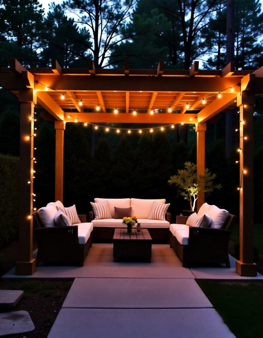 twinkling lights for a starry effect