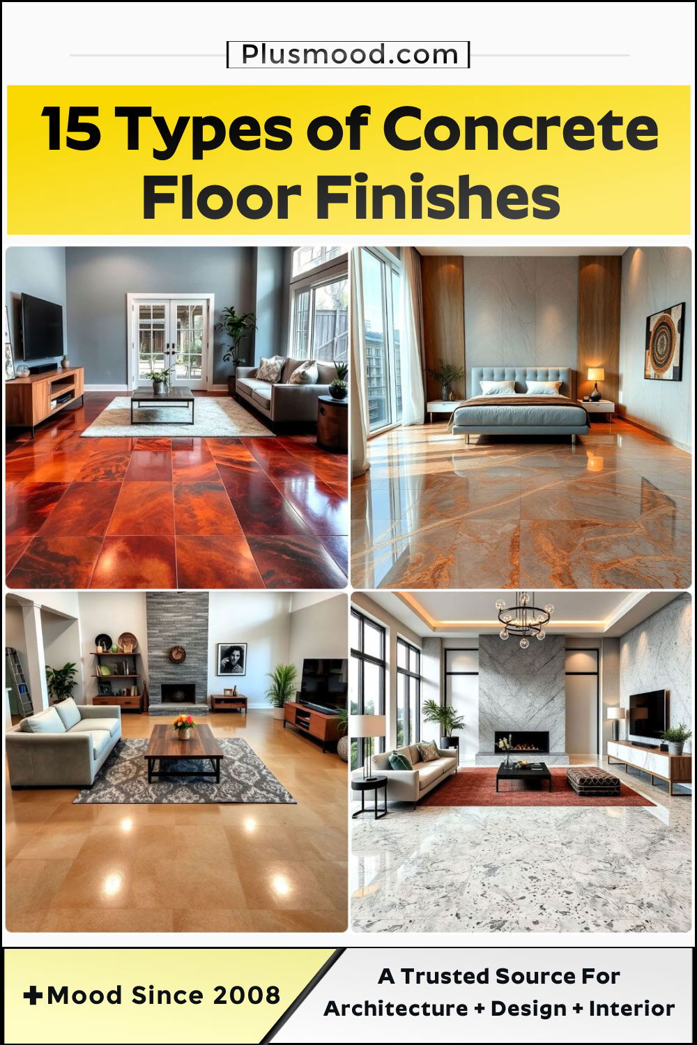 types of concrete floor finishes to copy