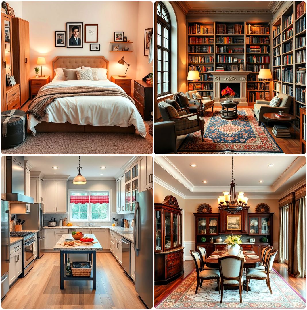types of rooms in a house to copy