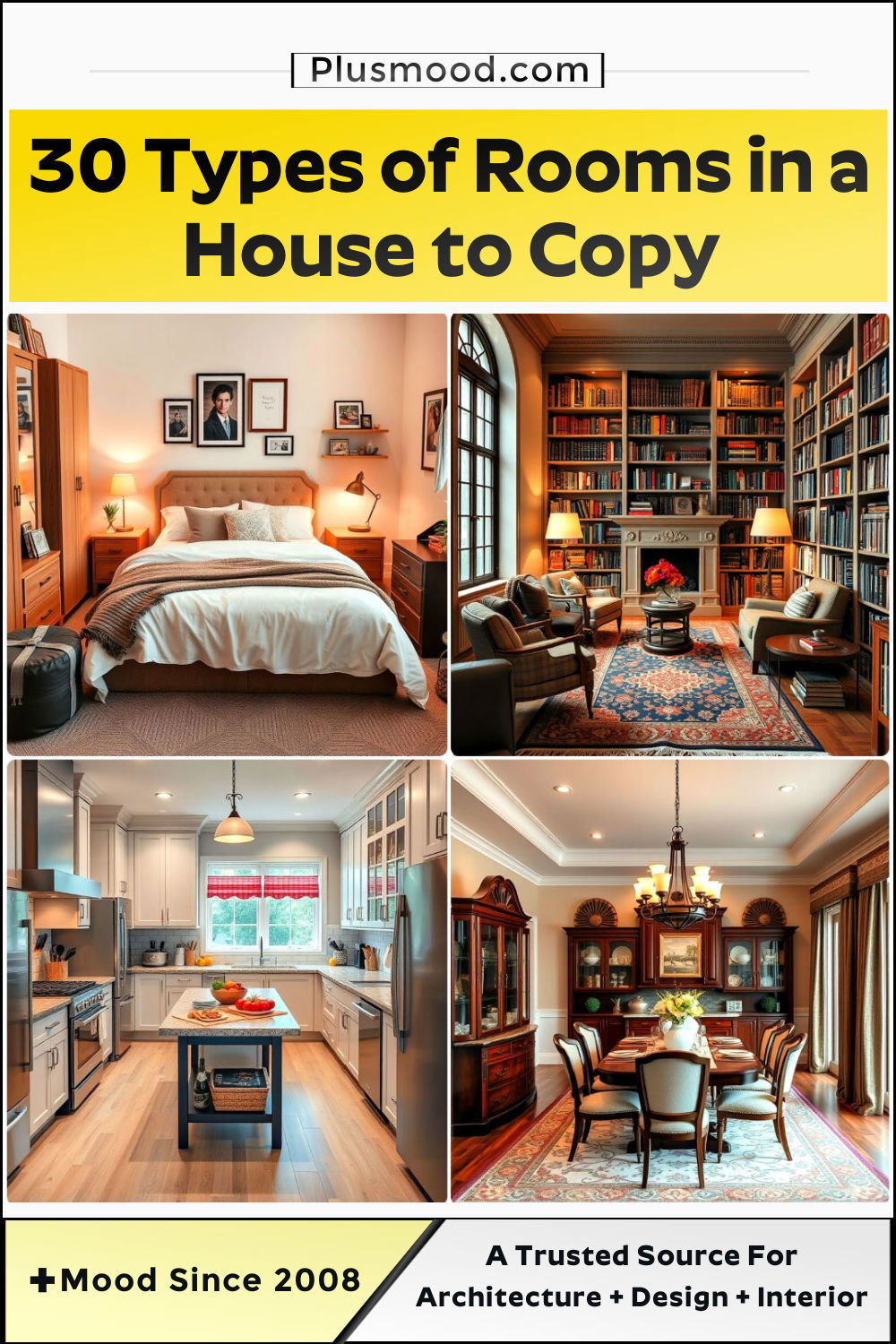 types of rooms in a house