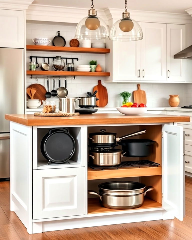 under island storage