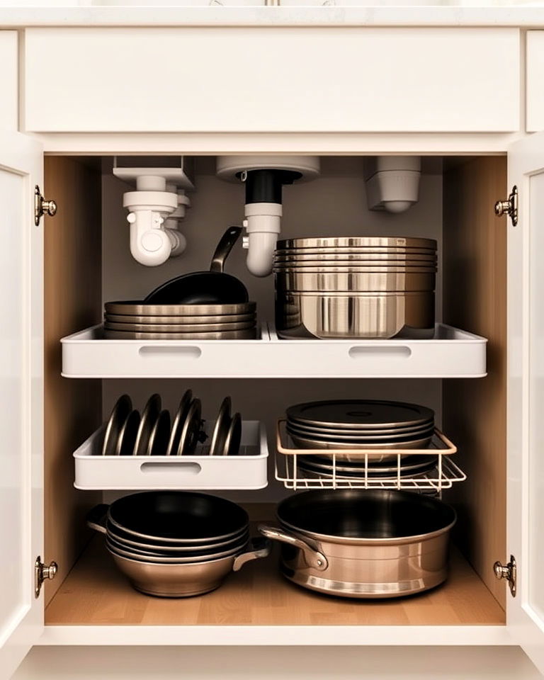 under sink storage