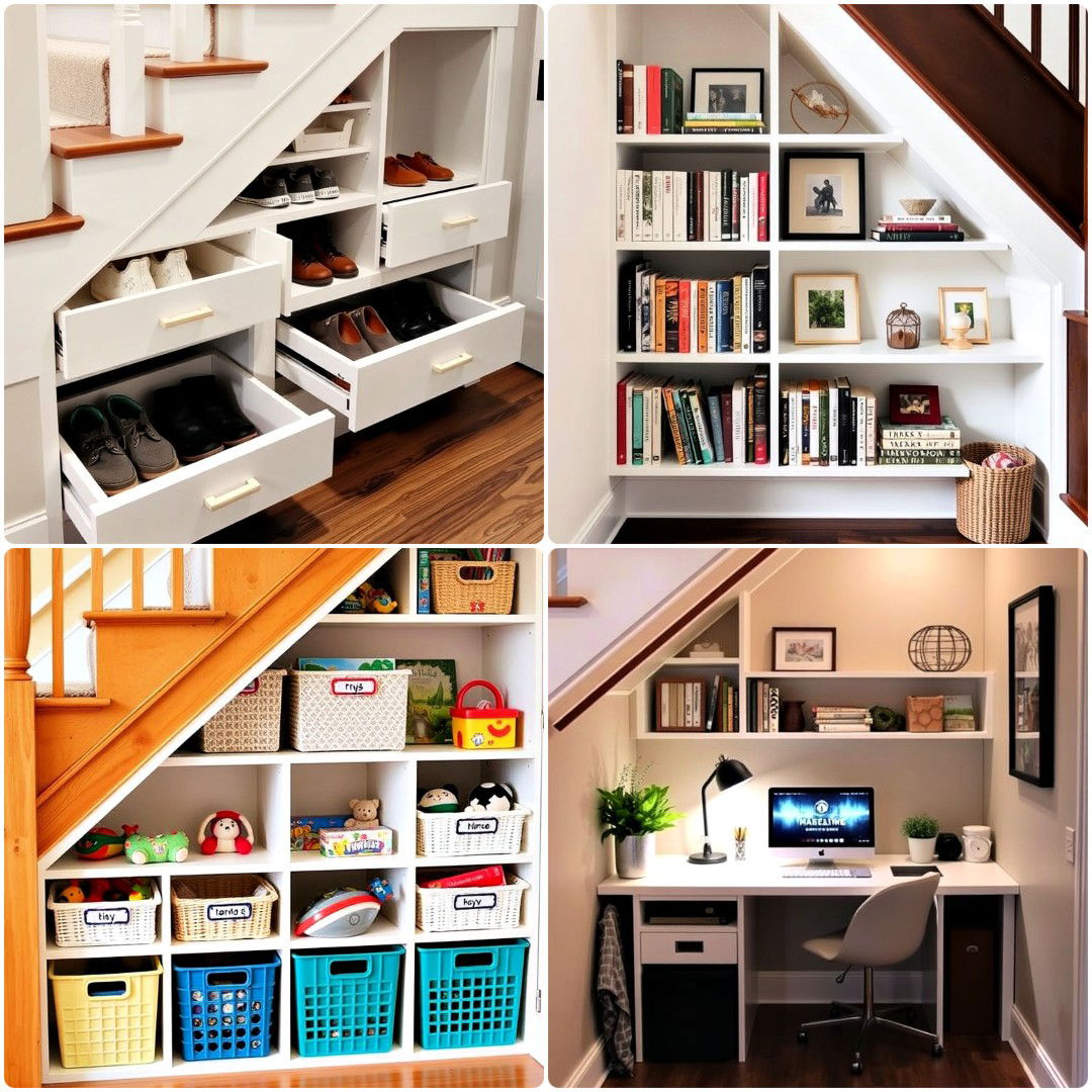 20 Under Stair Storage Ideas Smart Space Saving at Home