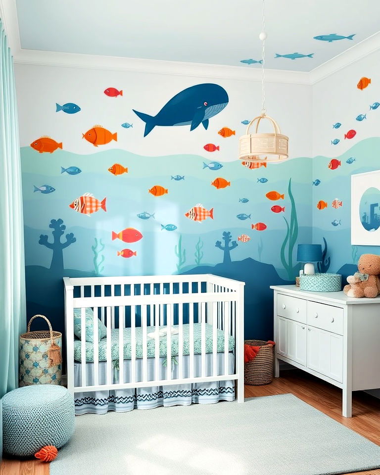 under the sea theme baby room