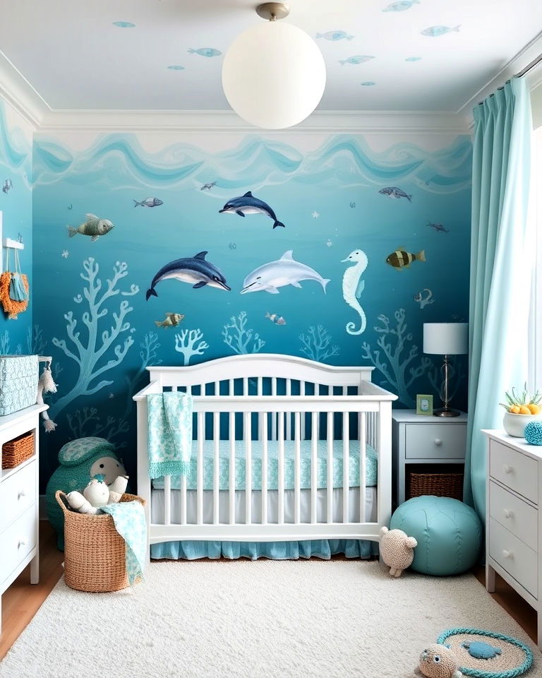 underwater fantasy theme nursery