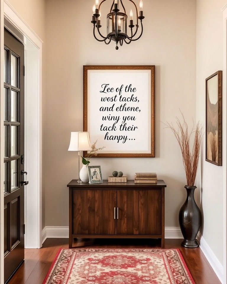 unique framed inspirational quote