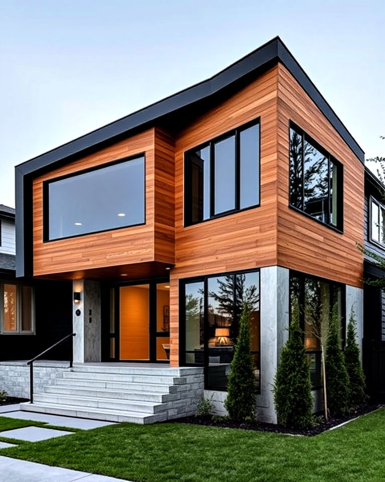 unique geometric modern homes