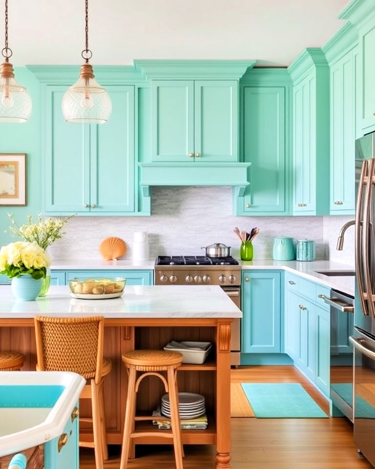 use coastal inspired color palettes