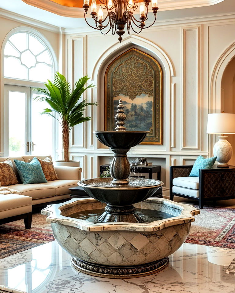 use decorative water features