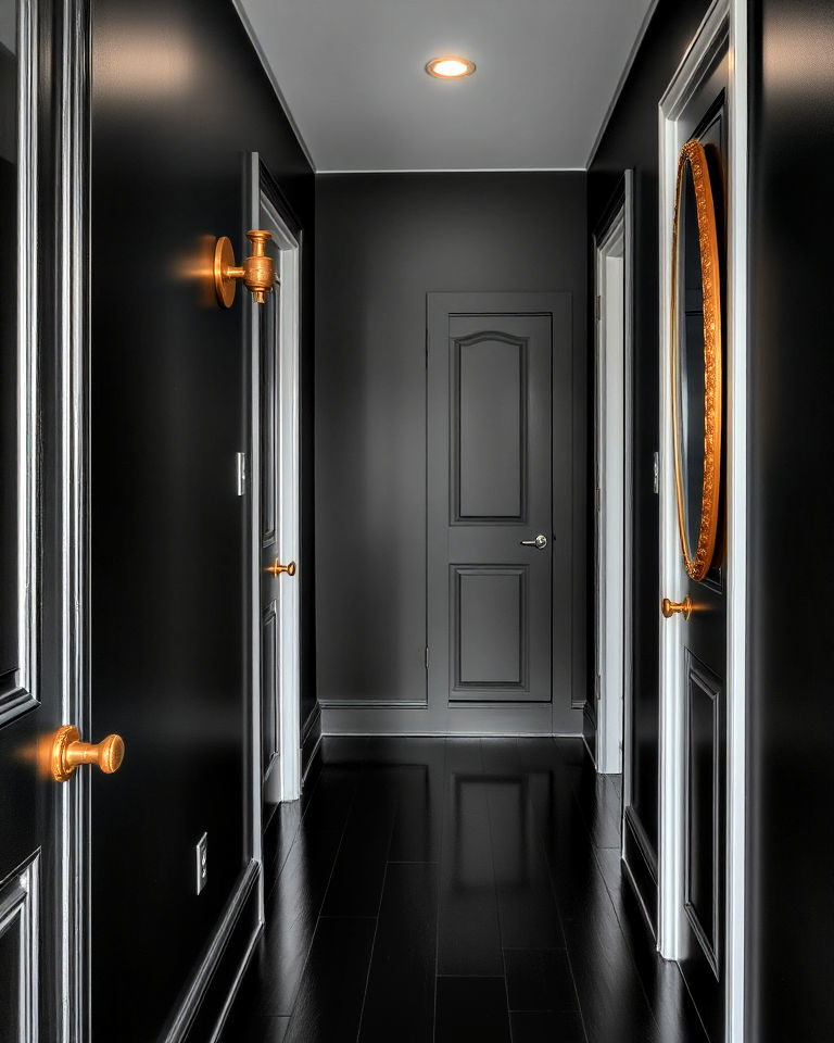 use metallic accents