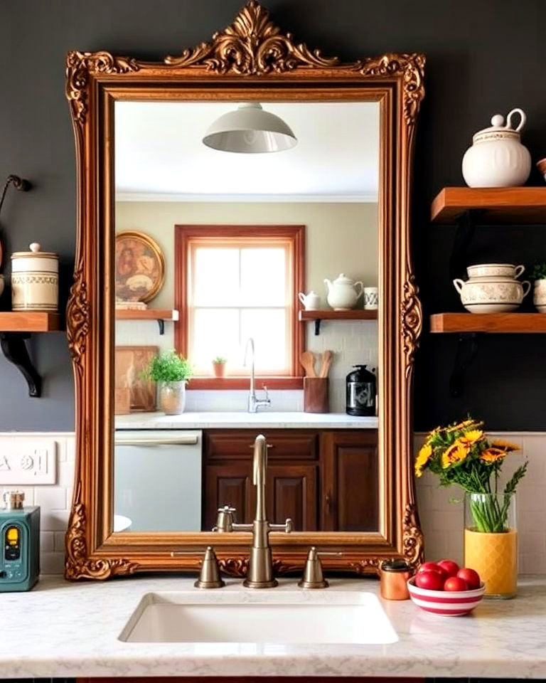 use mirrors to enhance space