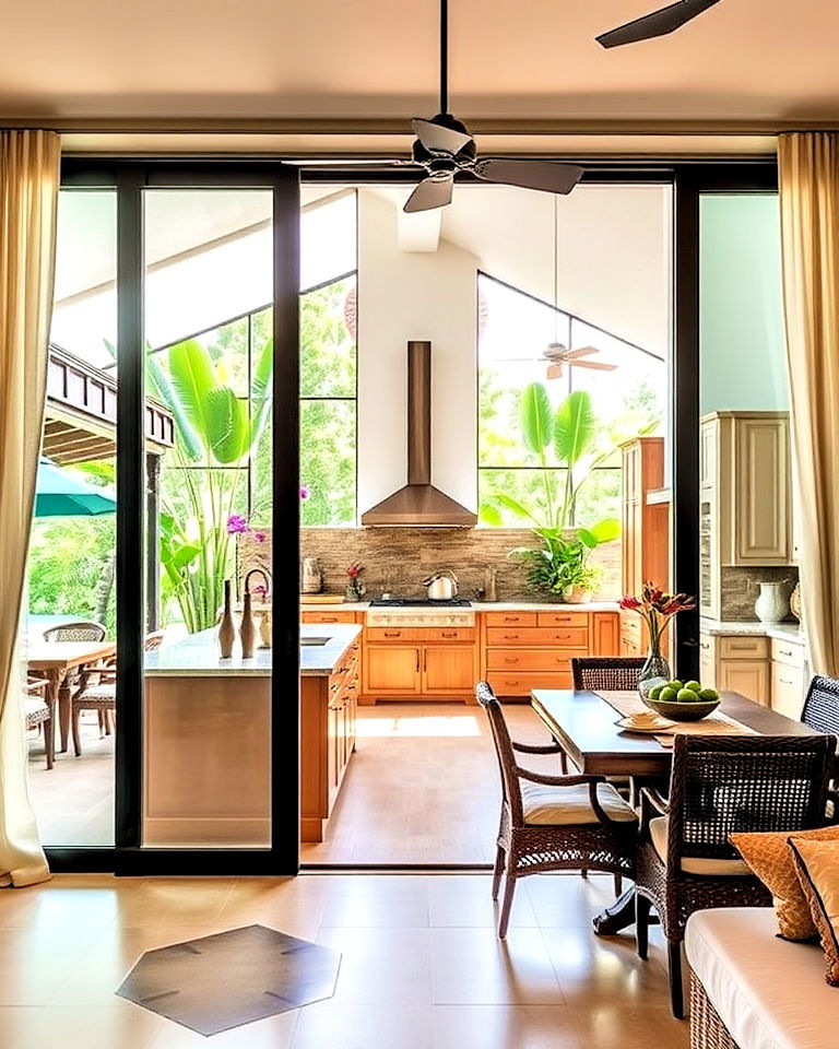 use sliding glass doors
