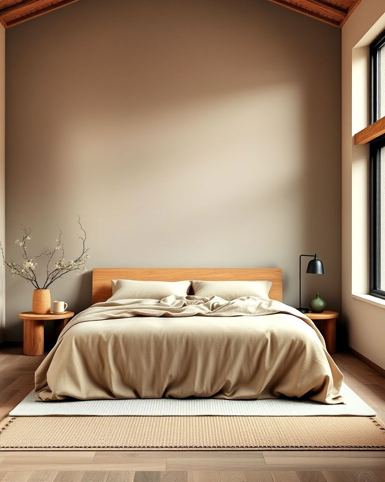 use soft earthy tones