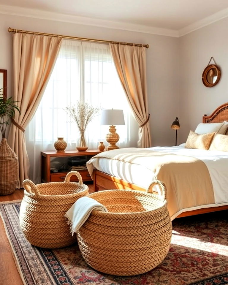 use woven baskets