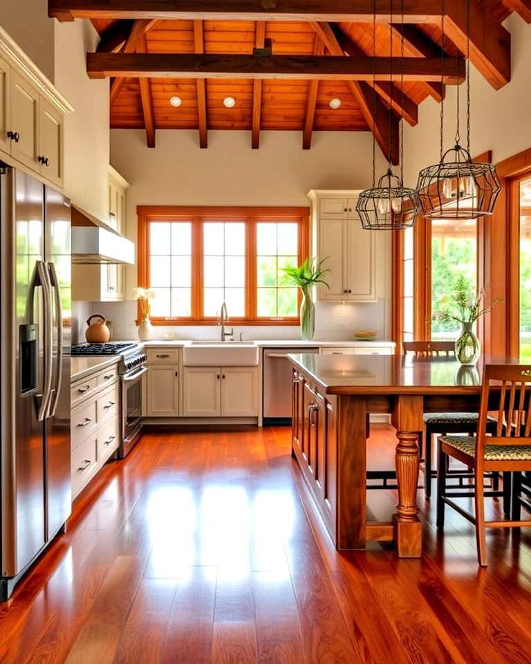 utilize tropical hardwood flooring