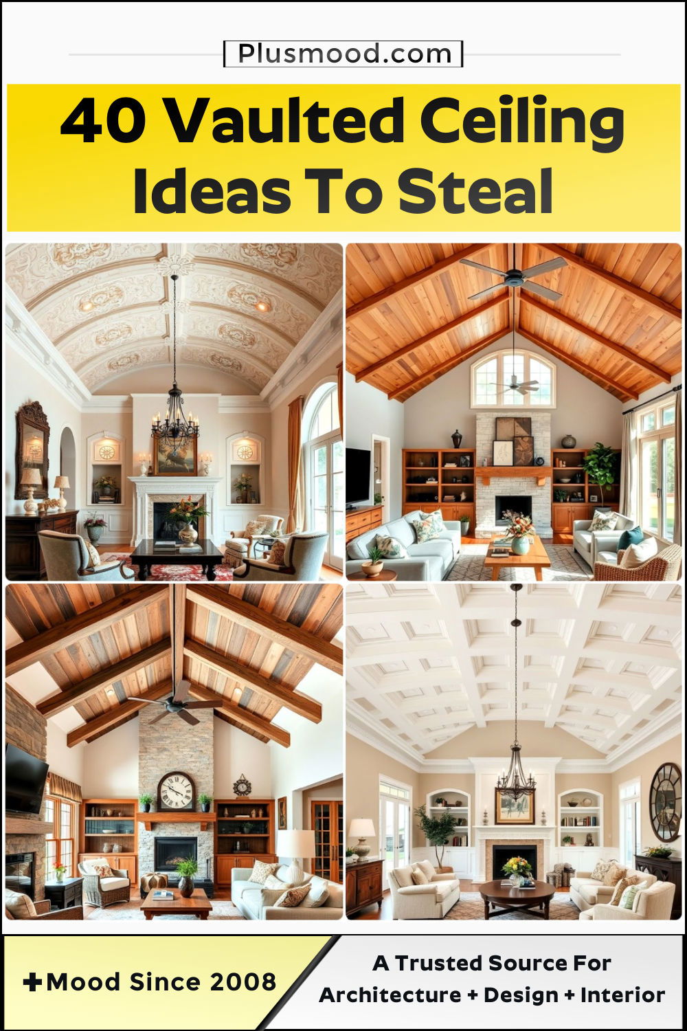 vaulted ceiling ideas and inspiration