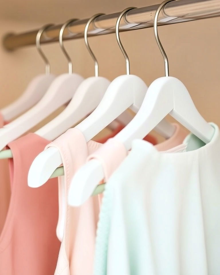 velvet hangers for delicate baby clothes