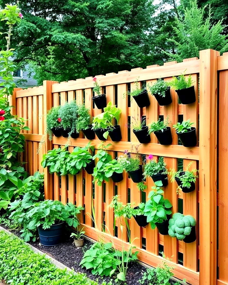 vertical garden fence