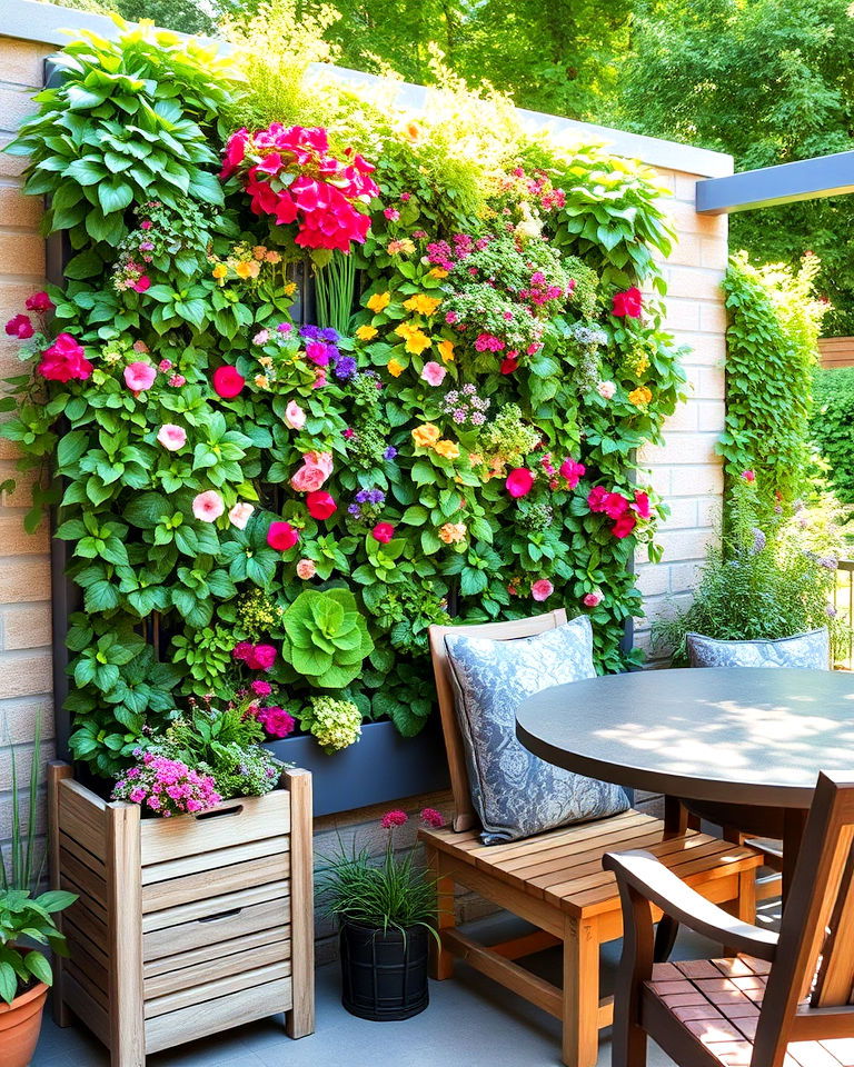 vertical garden wall idea