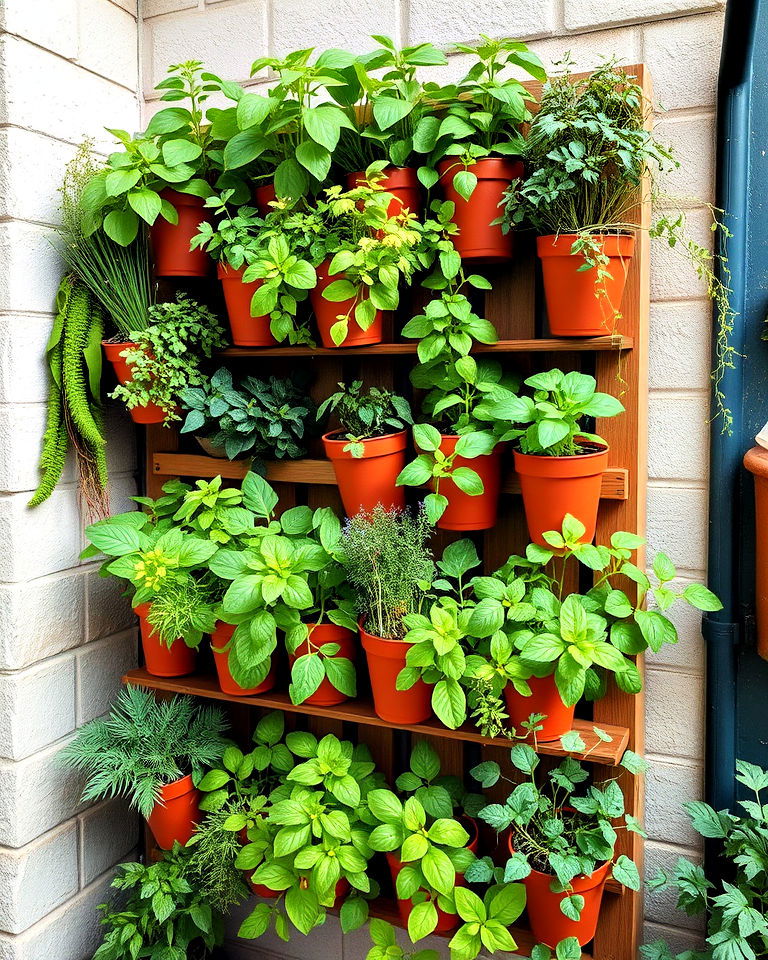 vertical herb garden