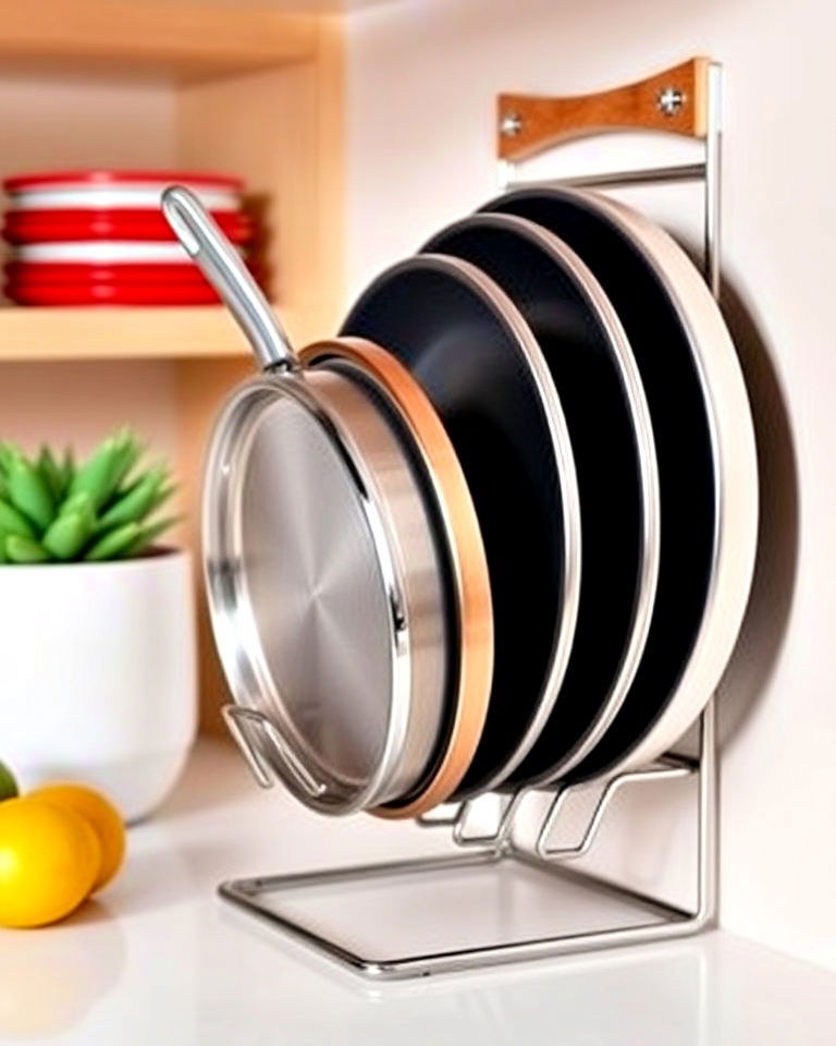 vertical pan stands