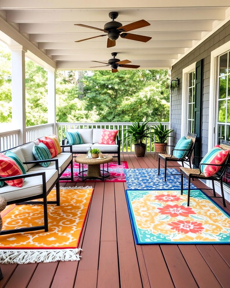vibrant outdoor rugs